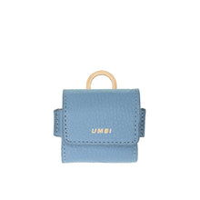 Load image into Gallery viewer, UMBI Personalized Leather AirPods Bag - Blue