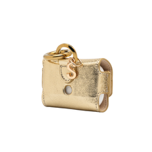 Load image into Gallery viewer, UMBI Personalized Leather AirPods Case - Metallic Dore