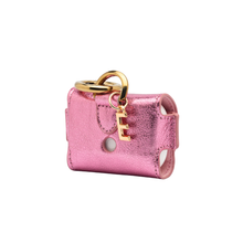 Load image into Gallery viewer, UMBI Personalized Leather AirPods Case - Metallic Rose
