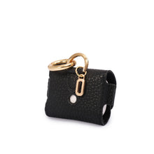 Load image into Gallery viewer, UMBI Personalized Leather AirPods Bag - Black