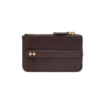 Load image into Gallery viewer, UMBI Personalized Leather Mini Wallet - BROWN