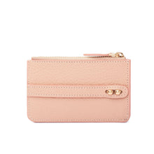 Load image into Gallery viewer, UMBI Personalized Leather Mini Wallet - Powder Pink