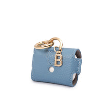 Load image into Gallery viewer, UMBI Personalized Leather AirPods Bag - Blue