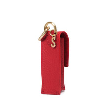 Load image into Gallery viewer, UMBI Personalized Leather Lipstick Bag - Red