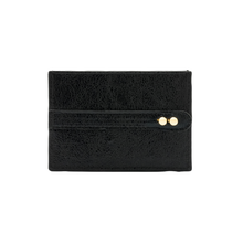 Load image into Gallery viewer, UMBI Personalized Leather Cardholder  - Metallic BLACK

