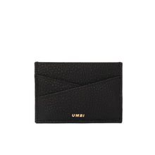 Load image into Gallery viewer, UMBI Personalized Leather Cardholder  - Black
