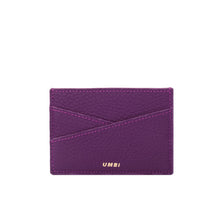 Load image into Gallery viewer, UMBI Personalized Leather Cardholder  - Purple
