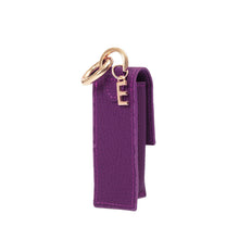 Load image into Gallery viewer, UMBI Personalized Leather Lipstick Bag - Purple
