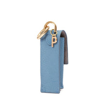 Load image into Gallery viewer, UMBI Personalized Leather Lipstick Bag - Blue
