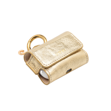 Load image into Gallery viewer, UMBI Personalized Leather AirPods Case - Metallic Dore
