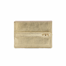 Load image into Gallery viewer, UMBI Personalized Leather Cardholder  - Metallic DORE
