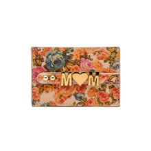 Load image into Gallery viewer, UMBI Personalized Leather Cardholder  - FLORAL
