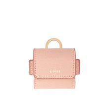 Load image into Gallery viewer, UMBI Personalized Leather AirPods Bag - Powder Pink
