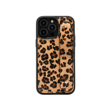 Load image into Gallery viewer, GLAM. Personalized iPhone Case - Cheetah / Gold
