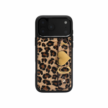 Load image into Gallery viewer, GLAM. Personalized iPhone Case - Cheetah / Gold
