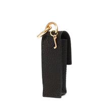 Load image into Gallery viewer, UMBI Personalized Leather Lipstick Bag - Black

