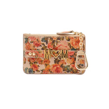Load image into Gallery viewer, UMBI Personalized Leather Mini Wallet - FLORAL
