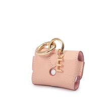 Load image into Gallery viewer, UMBI Personalized Leather AirPods Bag - Powder Pink
