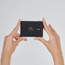 Load image into Gallery viewer, UMBI Personalized Leather Cardholder  - Black
