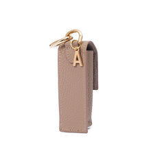 Load image into Gallery viewer, UMBI Personalized Leather Lipstick Bag - Beige
