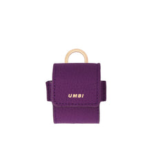 Load image into Gallery viewer, UMBI Personalized Leather AirPods Bag - Purple
