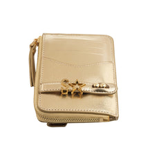 Load image into Gallery viewer, UMBI GLAM Personalized Leather Wallet - Metallic DORE
