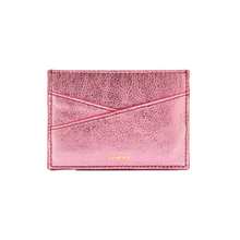 Load image into Gallery viewer, UMBI Personalized Leather Cardholder  - Metallic ROSE
