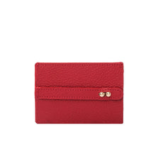 Load image into Gallery viewer, UMBI Personalized Leather Cardholder  - Red
