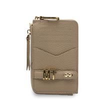 Load image into Gallery viewer, UMBI YOUZ Personalized Leather Wallet - BEIGE

