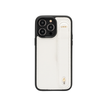 Load image into Gallery viewer, GLAM. Personalized Leather iPhone Case - PEARL/Gold
